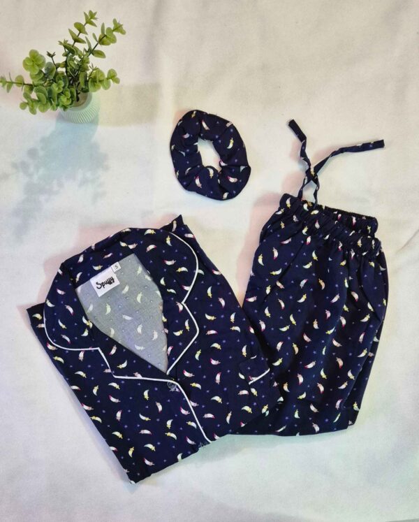 Feather Light Midnight - PJ Set