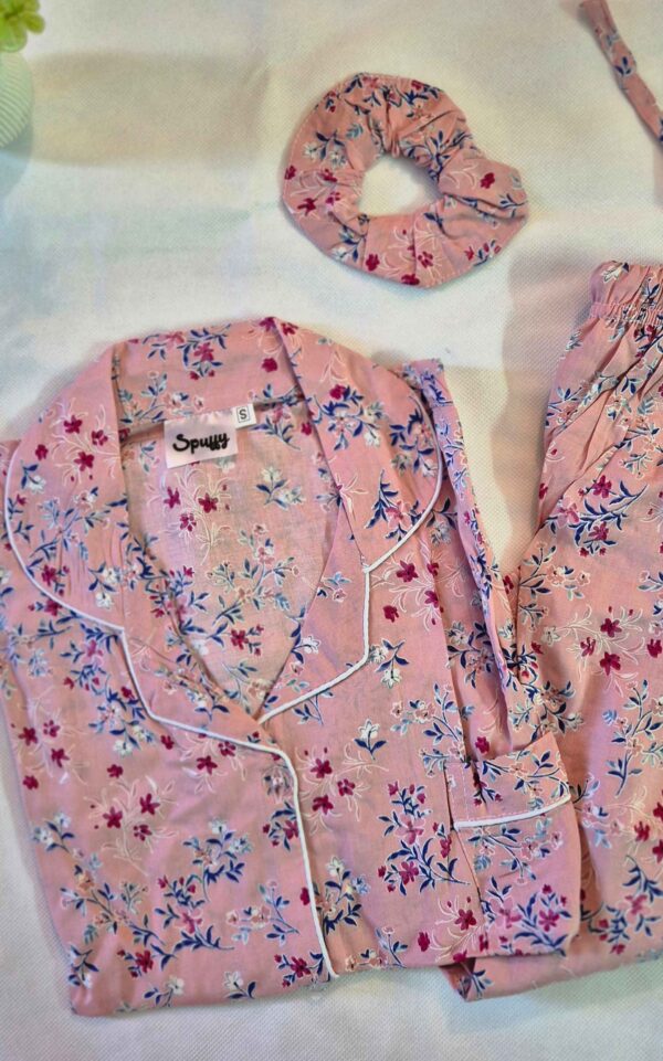 Pink Red Flower - PJ Set - Image 2