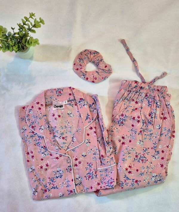 Pink Red Flower - PJ Set