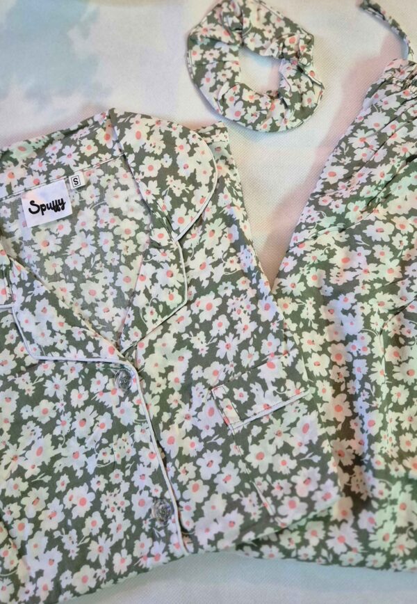 Spring Bloom Mint - PJ Set - Image 2
