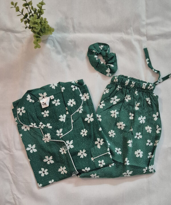 Floral Green - PJ Set