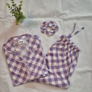 Indigo Checks - PJ Set