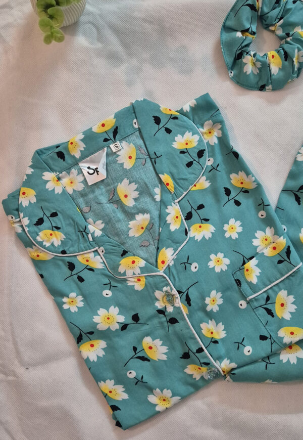 Seagreen Petals - PJ Set - Image 2
