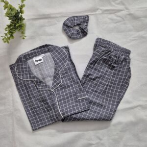 Grey Check - PJ Set