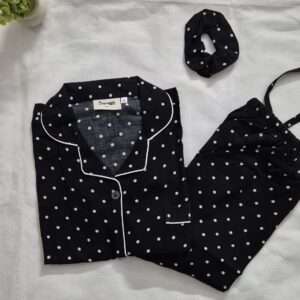 Black Polka - PJ Set
