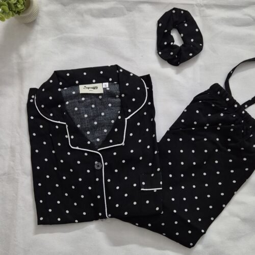 Black Polka - PJ Set