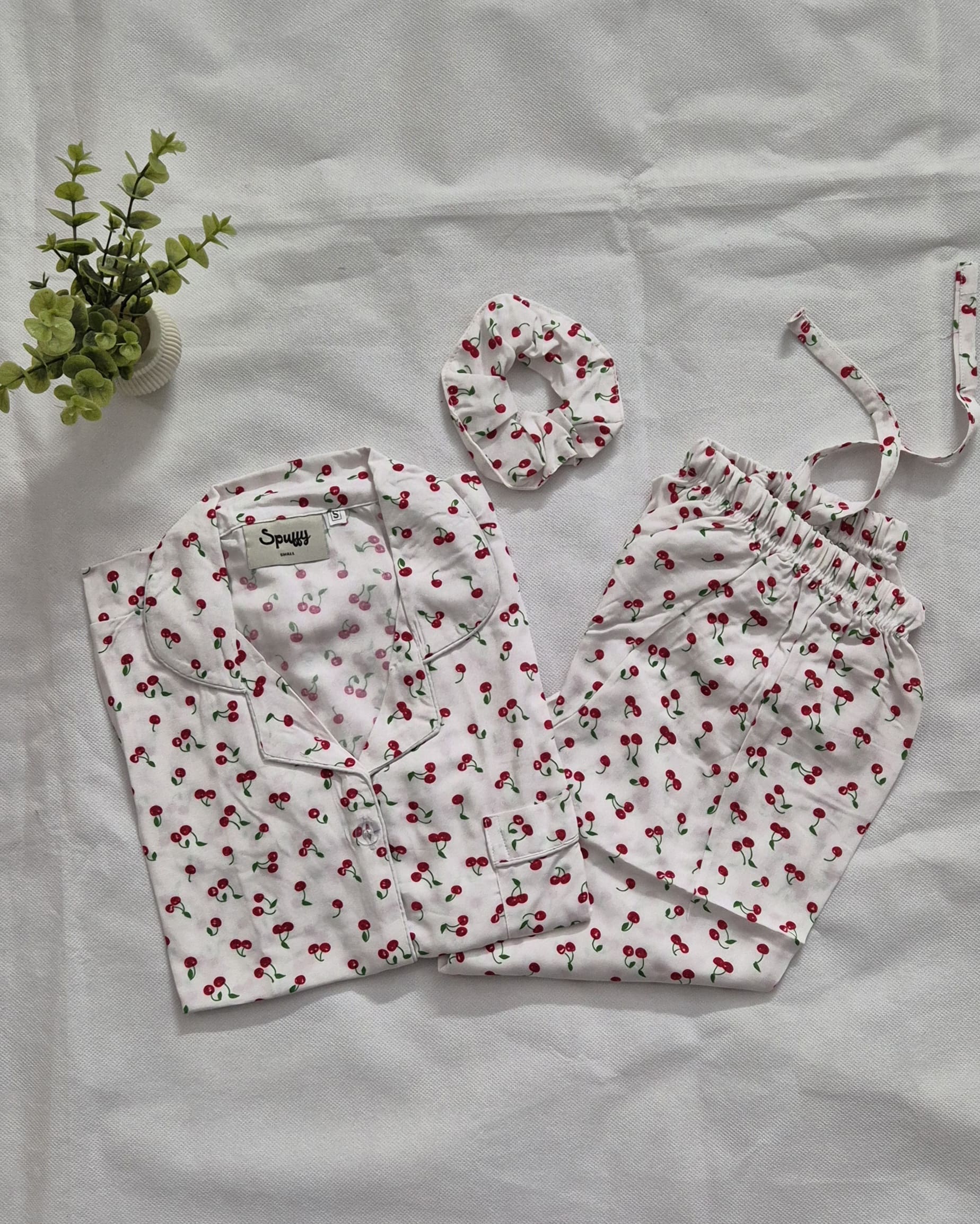 Cherry Cloud - PJ Set