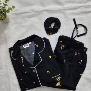 Night Yellow Rose - PJ Set