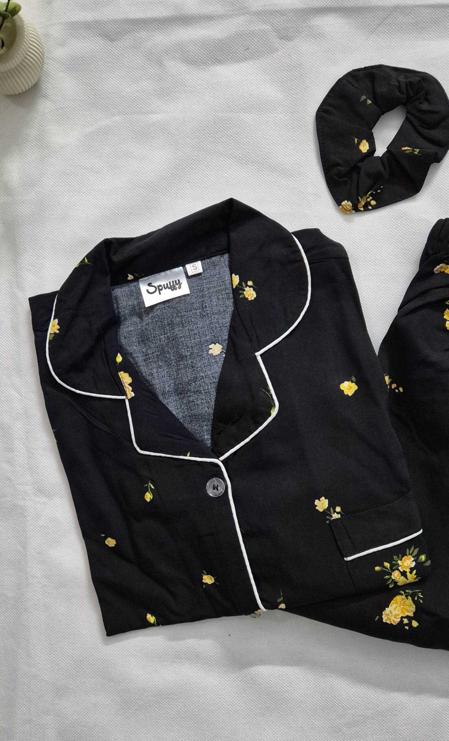 Night Yellow Rose - PJ Set - Image 2