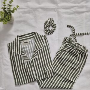 Emerald Stripes - PJ Set