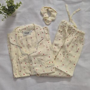 Crimson Hearts - PJ Set