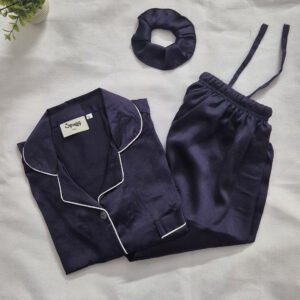 Aubergine Purple Silk - Premium PJ Set