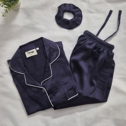 Aubergine Purple Silk - Premium PJ Set