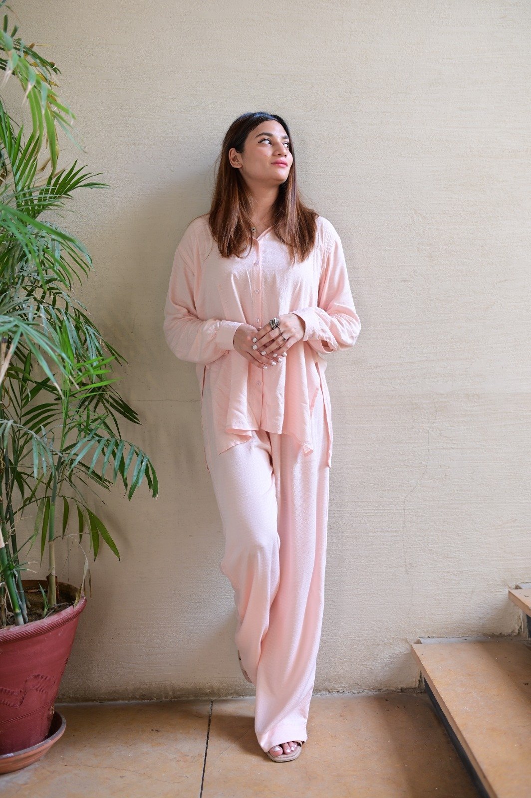 Pretty Pink Linen - Coord Set
