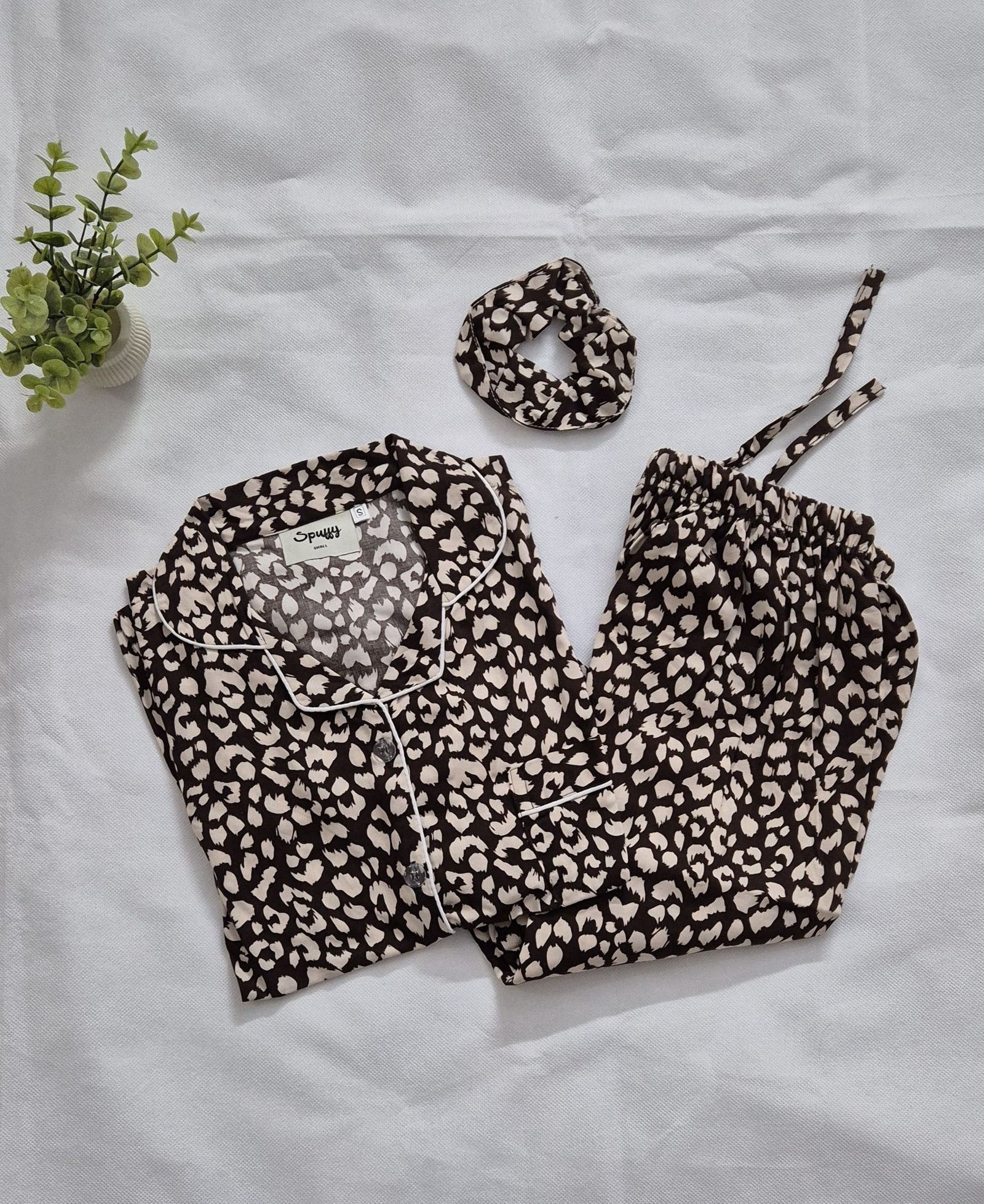 Mocha Leopard -  PJ Set