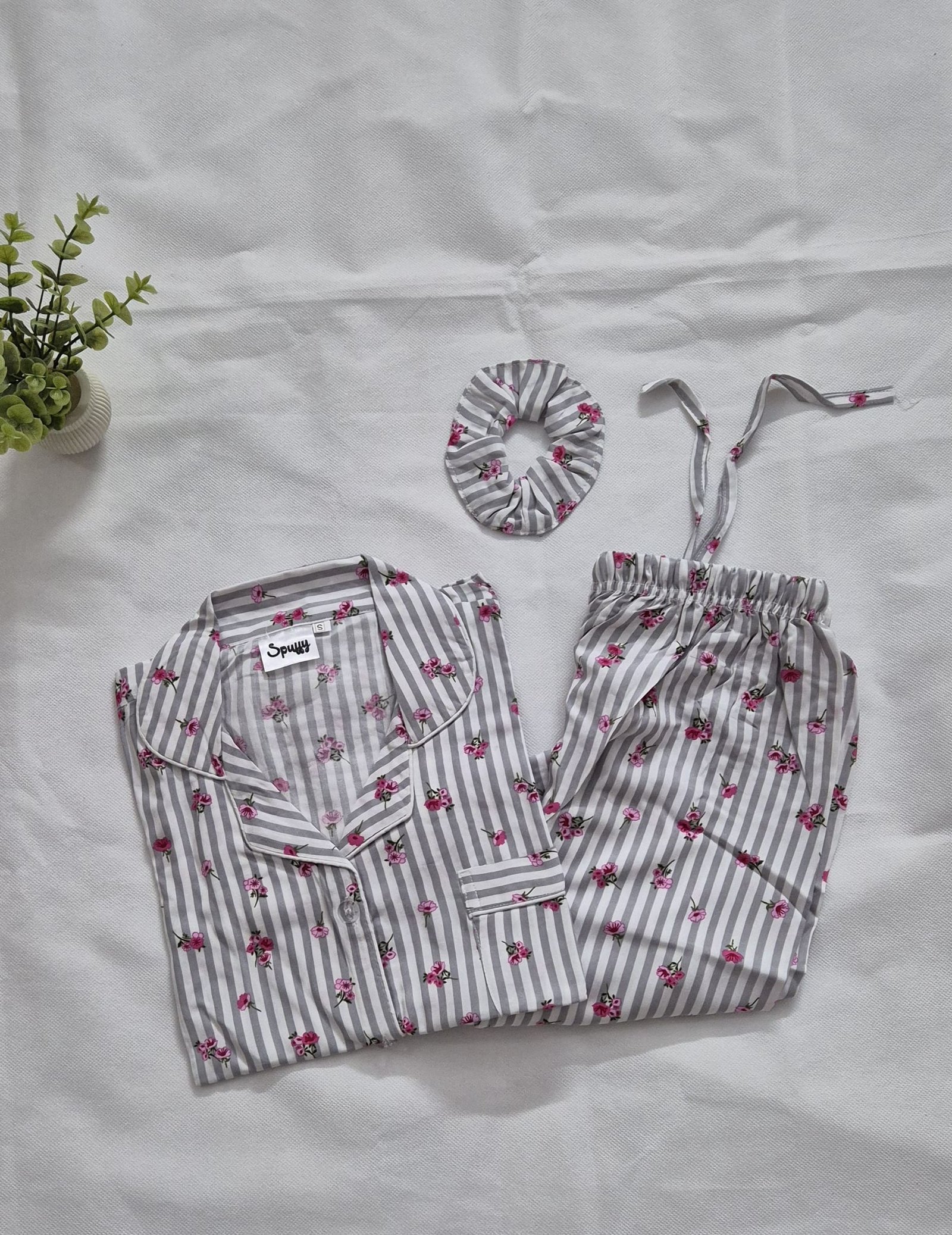 Rosy Stripes -  PJ Set
