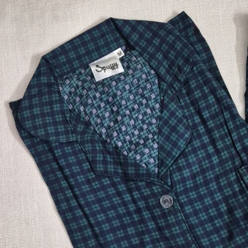 Teal Plaid - PJ Set