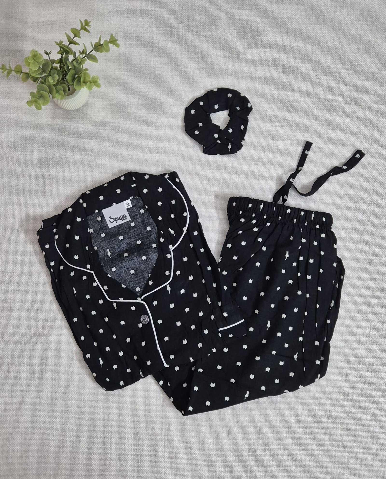 Black Cats - PJ Set
