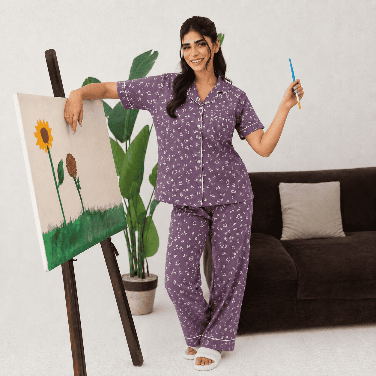 Indigo - PJ Set (Half Sleeves)