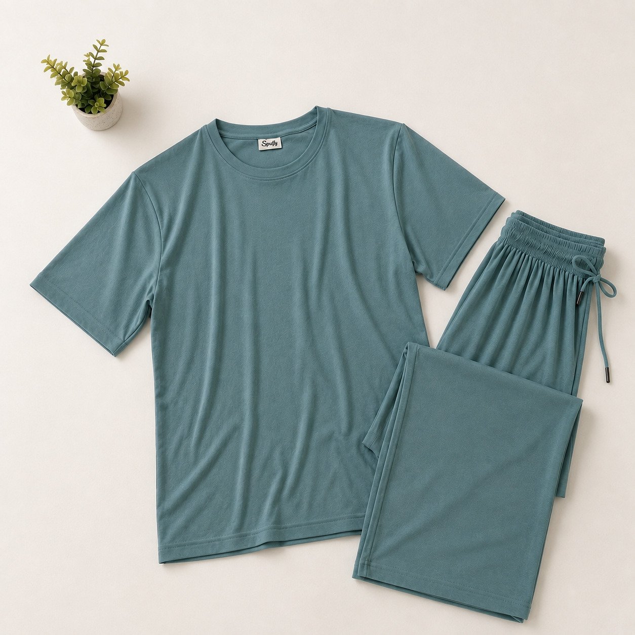 Mint Green - Loungewear Set - Image 3