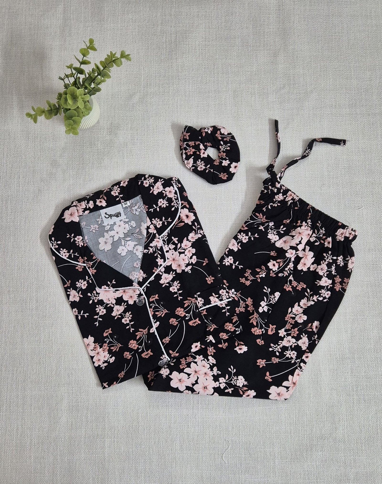Peachy Flowers - PJ Set